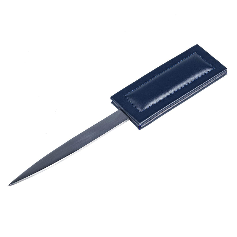 Dacasso A5027 Letter Opener, 8 x 1.37 x 0.25, Navy Blue