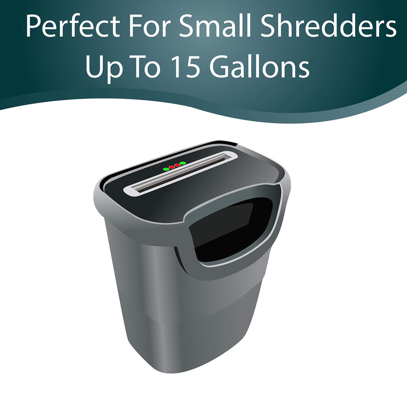 Upper Midland Products 50 Paper Shredder Clear Bags - Perfect Size for Most Paper Shredders up to 15 Gallons