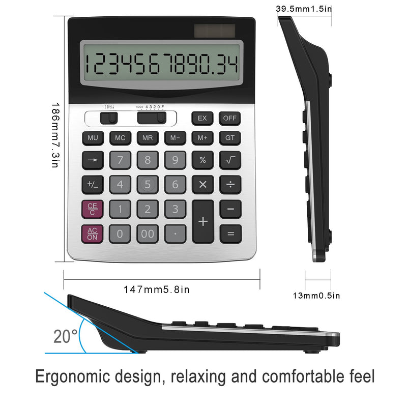 Helect H1006 Standard Function Desktop Business Calculator