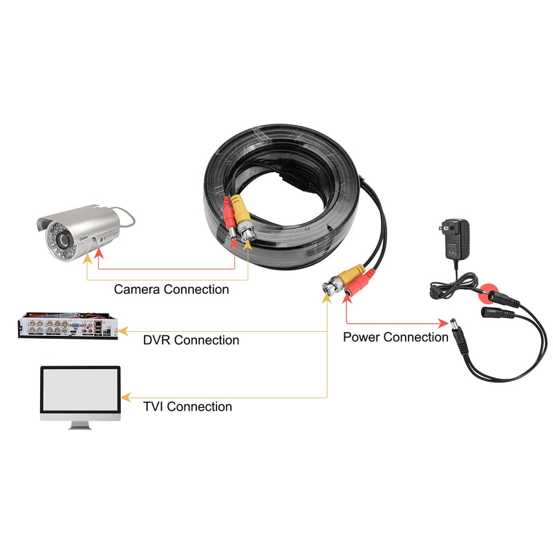 uxcell 1 Male to 2 Female 5.5mm x 2.1mm 32cm DC Power Splitter Cable for Router, LED Lights & More Electronics Devices