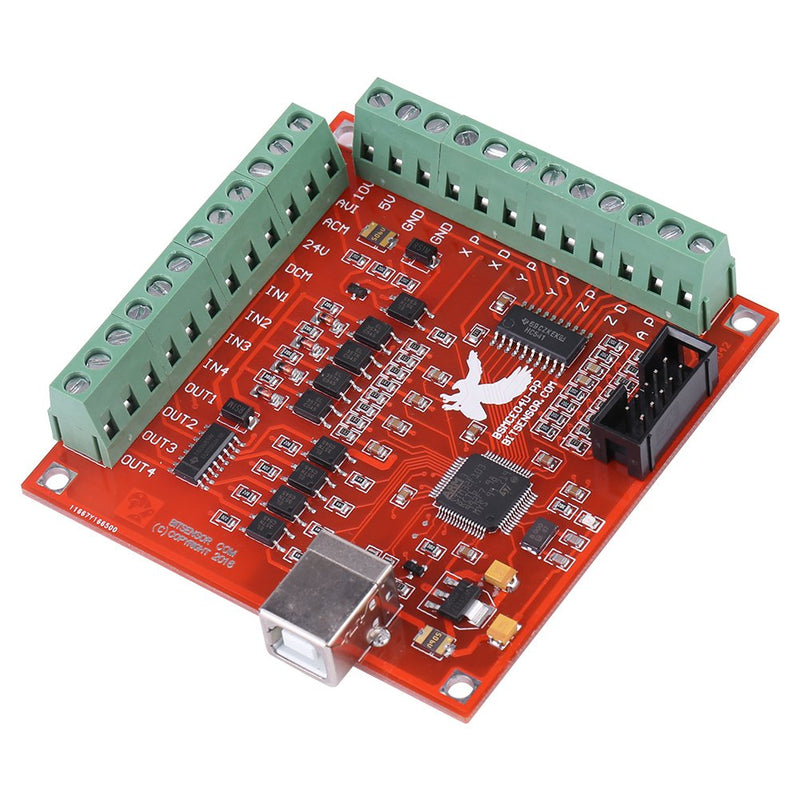 Mach3 USB interface, cards smart cards board, USB CNC controller 4 axis motion control card, stepper motor driver interface breakout board