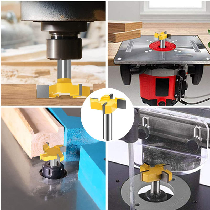 Dfuqanb plate milling cutter, 8 mm shank cleaning milling cutter, 8 mm shank CNC plate milling cutter, surface milling cutter bit, face milling cutter, milling cutter, planer milling cutter, planer milling cutter, for surface woodworking