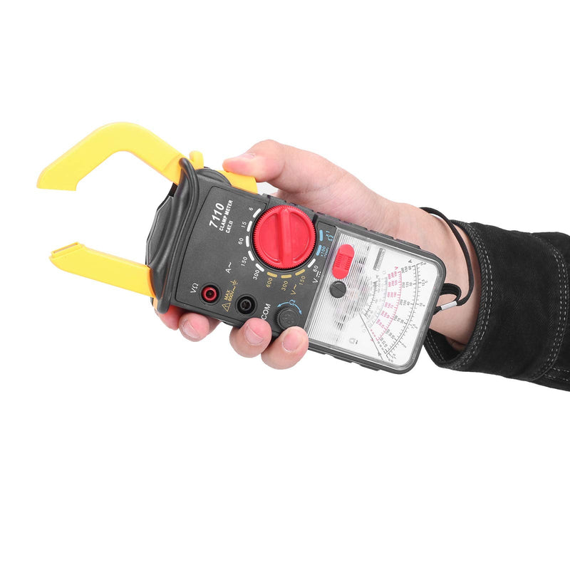 Clamp Meter, Clamp Multimeter, Accurate Handheld Analog Voltage Current Tester Electrician Meter 7110, with High Measurement Accuracy, Wide Application and Quality Assurance