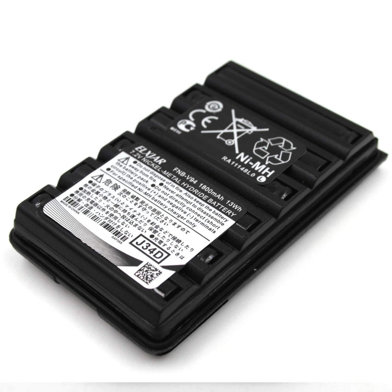 (3-Pack) 7.2V 1800mAh Ni-MH Battery Pack Compatible for Yaesu Vertex FNB-V94 FNB-83 FT-60R FNB-V57 FNB-64 VX-410 VX-420 VX-420A VX-150 VX-160 VX-170 VX-180 FT-270 Two Way Radio