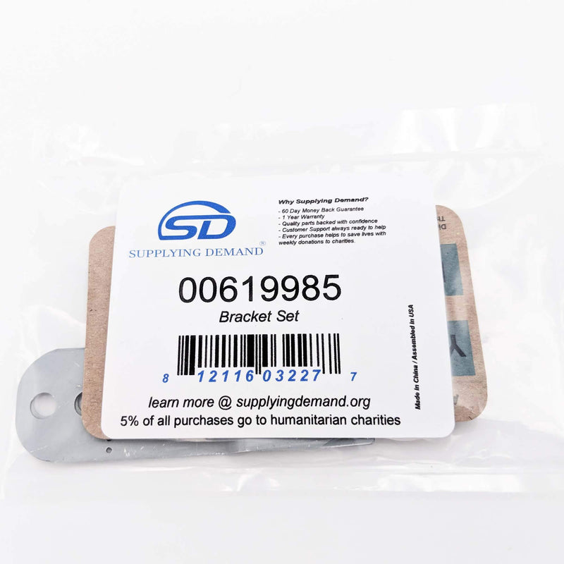 Supplying Demand 00619985 619985 Dishwasher Anti Tip Bracket Kit