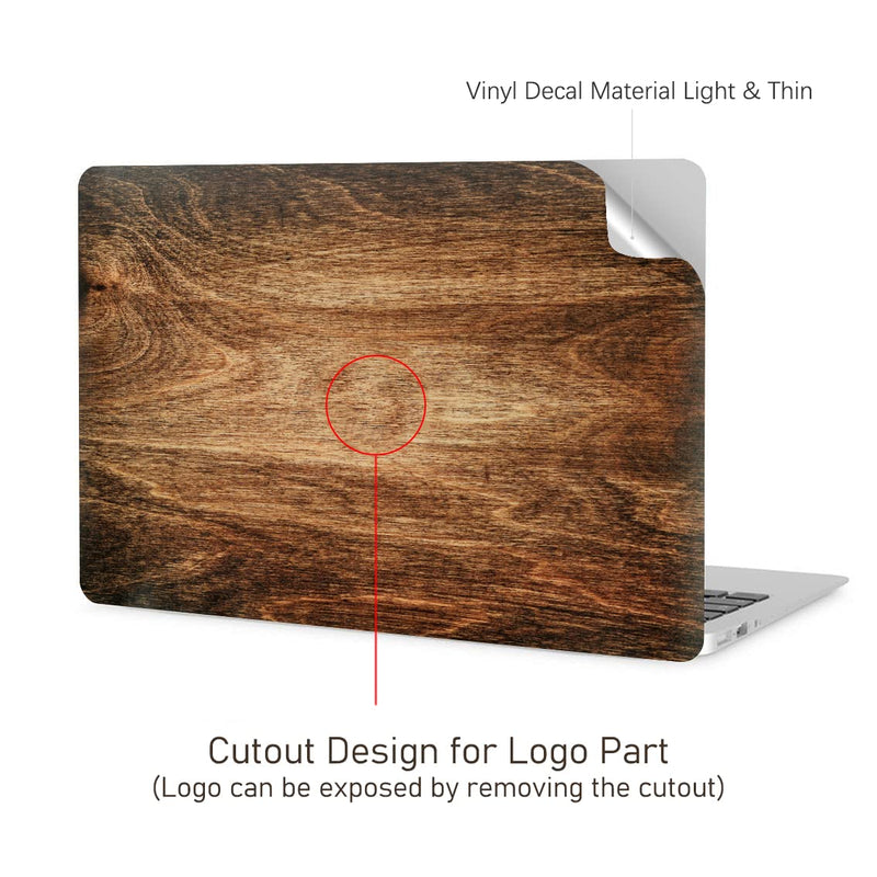 Digi-Tatoo Decal Skin Compatible with 2022 MacBook Air 13.6 inch (Model A2681 w/ M2 chip) - Protective and Decorative Full Body Laptop Skin Decal Sticker, Anti-Scratch Vinly Wrap [Wood Texture 2] Air 13" 2022 Wood Texture 2
