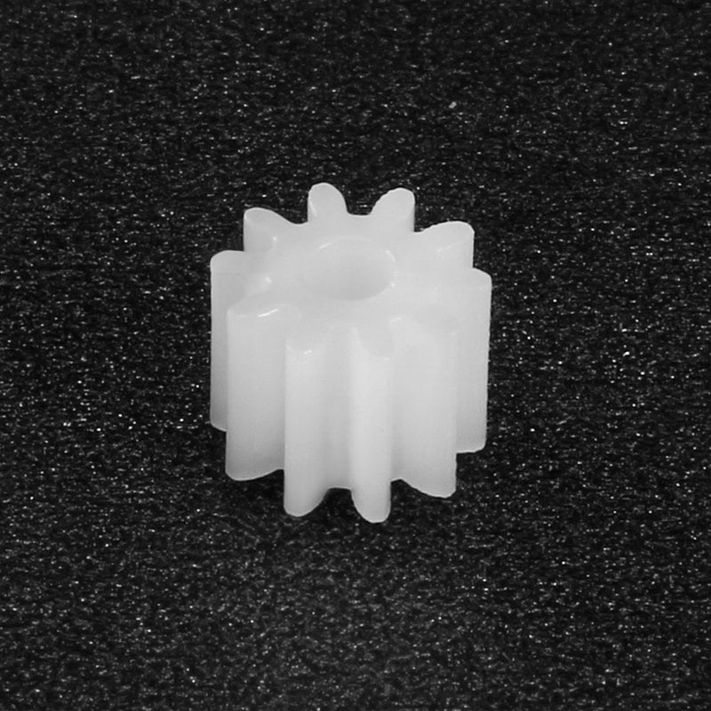 uxcell 10pcs Plastic Gears 10 Teeth Model 102A Reduction Gear Plastic Worm Gears for RC Car Robot Motor