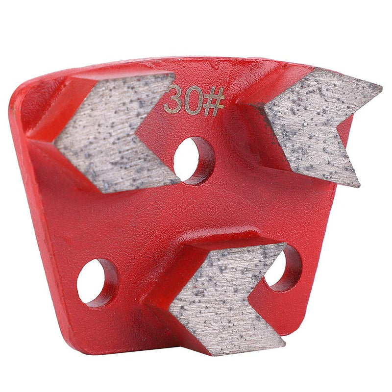 Bagima Trapezoid Sanding Segment Metal 9X7X6 Pack of 3 Trapezoid Diamond Floor Sanding Pad Disc 30 Grit Metal Bond Scraper