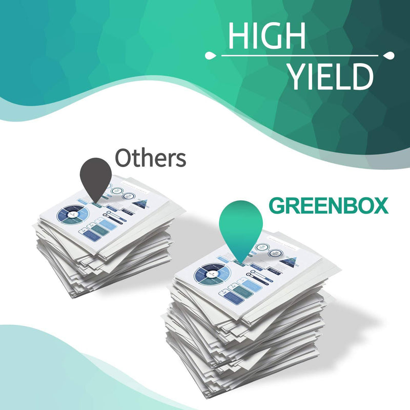 GREENBOX Remanufactured Ink Cartridge Replacement for HP 67 67XL for DeskJet 2732 2755 Envy 6052 6058 6075 DeskJet Plus 4152 4155 4158 (1 Black 1 Tri-Color)