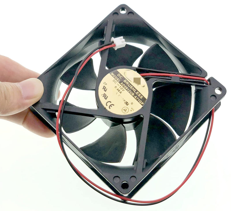 LEYEYDOJX New Cooling Fan for AD0912UB-A71GP DC12V 0.46A 9CM 9025 Size: 90X90X25MM 2-Pin 2-Wire