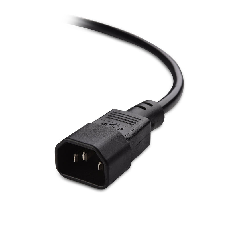 Cable Matters 2-Pack Computer to PDU Power Extension Cord, Power Extension Cable (IEC C14 to IEC C13 PDU Power Cord) 6 Feet