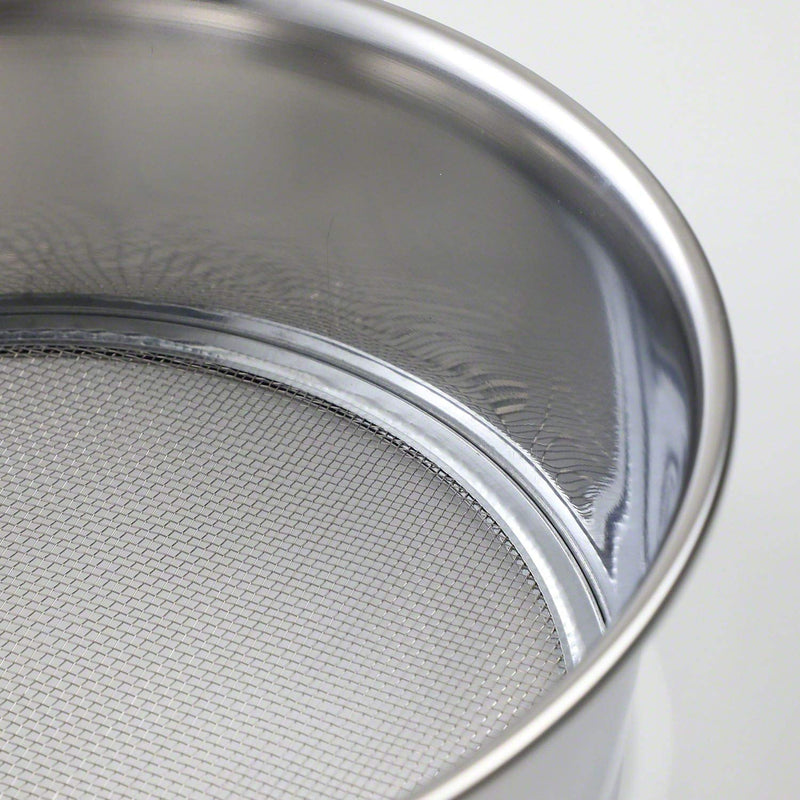 Wazakura 3PCS Soil Sieve Set 8-1/4 inch (210mm), 3 Sieve Mesh Filter Sizes, Bonsai Gardening Tool