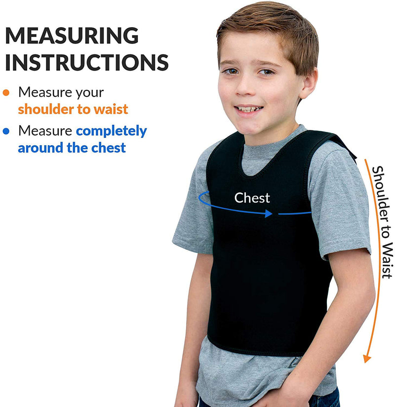 Special Supplies Sensory Compression Vest Deep Pressure Comfort for Autism, Hyperactivity, Mood Processing Disorders, Breathable, Form-Fitting, Kids and Adults (Black, X-Small 14x24 inches) Black X-Small (Pack of 1)