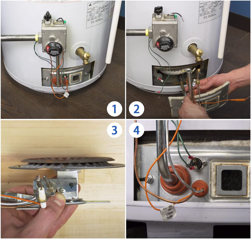 9003542 Pilot Assembly Replacement for Natural Gas Water Heater, Compatible with Reliance, A.O.Smith, Kenmore, State GS and GSX, Replaces 100109295,9003542005(12-month warranty)