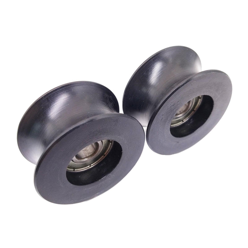 4X 0840UU 8mm 8x40x20.7mm Groove Guide Pulley Sealed Rail Ball Bearing