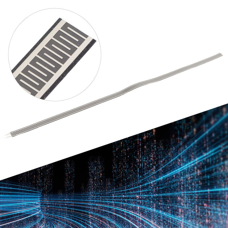 Thin film pressure sensor FlexBend sensor FSR sensor Thin film pressure sensor Force measuring resistor Force sensitive resistor 20 G - 10 Kg Polyester