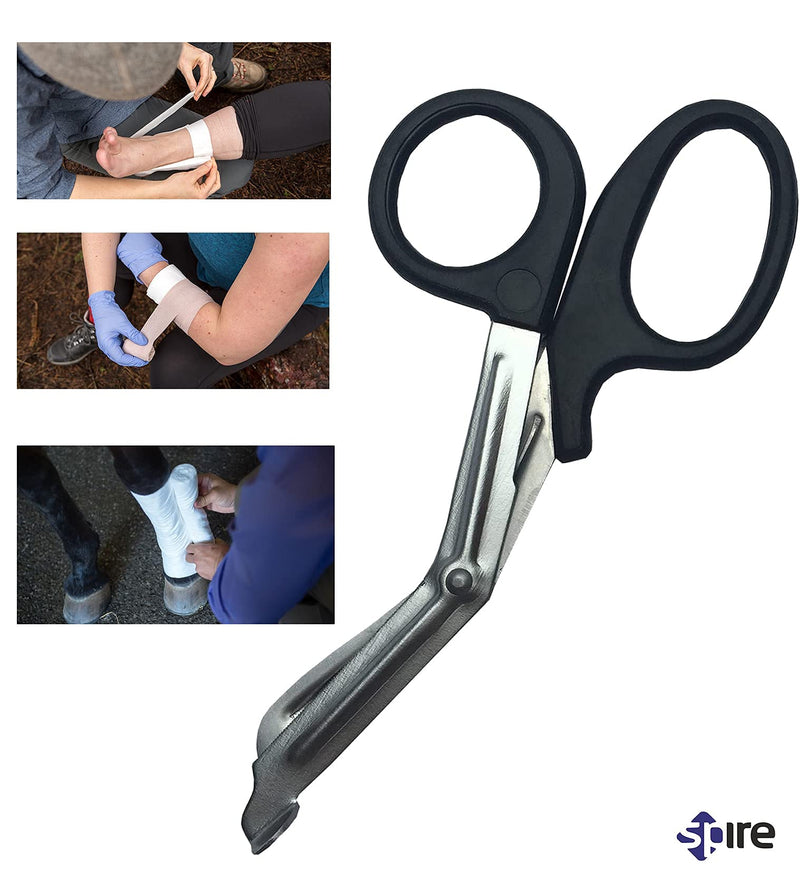 SPIRE Tuff Cut Utility Scissor, Bandage Scissors Nursing Household, Military-Grade Scissors SHEARS 7.5"