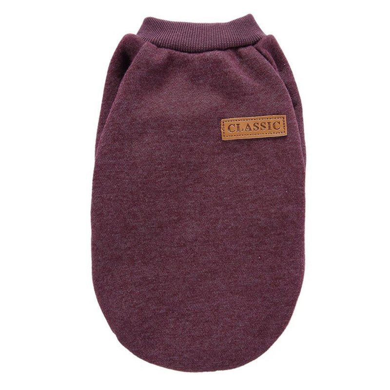 Jecikelon Pet Dog Clothes Knitwear Dog Sweater Soft Thickening Warm Pup Dogs Shirt Winter Puppy Sweater for Dogs (Brown, XXS) XX-Small Brown