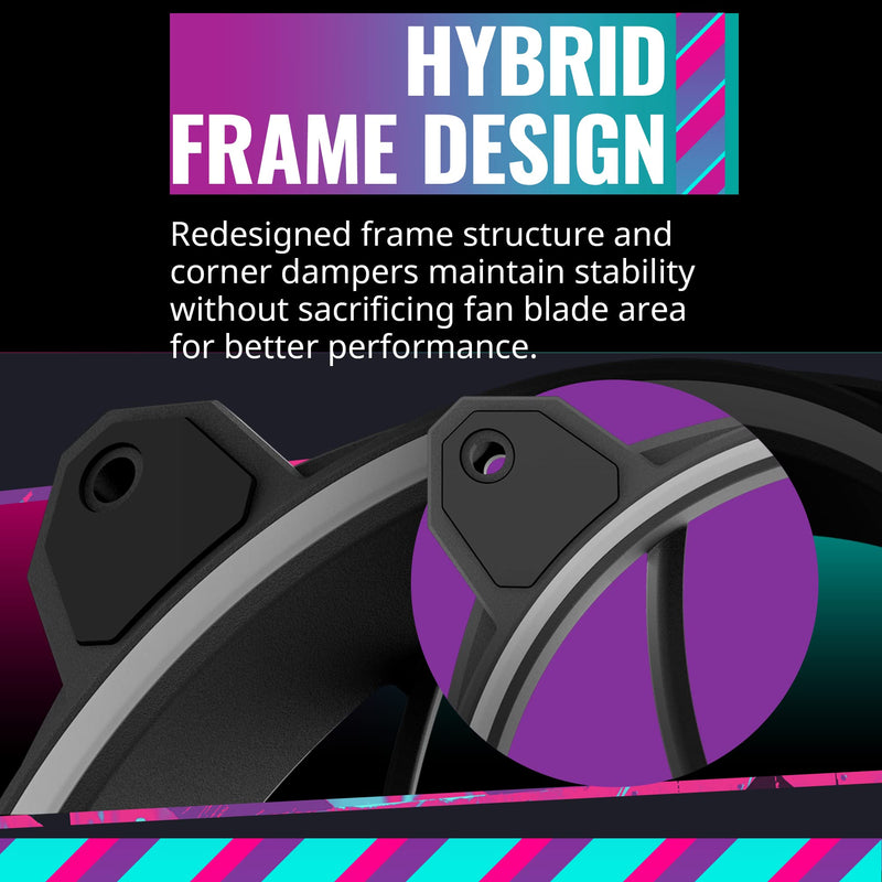 Cooler Master MasterFan MF140 Halo² Fan, Duo-Ring ARGB Gen 2 LED Rings, 120mm 1600rpm Dynamic PWM, Enlarged Fan Blades, Hybrid Frame for PC Case, Liquid and Air Cooler (MFL-B4DN-16NP2-R2),Black Black 140mm ARGB Halo²