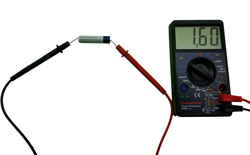 Large Screen Digital Multimeter - Volts Ohms Amps Transistor (hFE) Square Wave Output Diode & Audible Continuity Tester with Buzzer Large Screen Multimeter PDM711