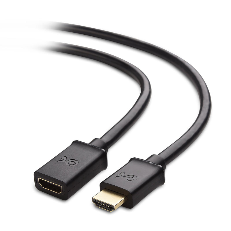 Cable Matters 2-Pack High Speed HDMI Extension Cable (Male to Female HDMI Extender Cable) with Ethernet 6 Feet - 3D and 4K Resolution Ready