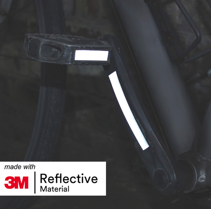 Salzmann 3M Reflective Tape - Universal High Visibility Tape for backpacks, helmets, bikes, cars, etc. - Made with 3M Scotchlite Silver, 2 Rolls (1" x 39")