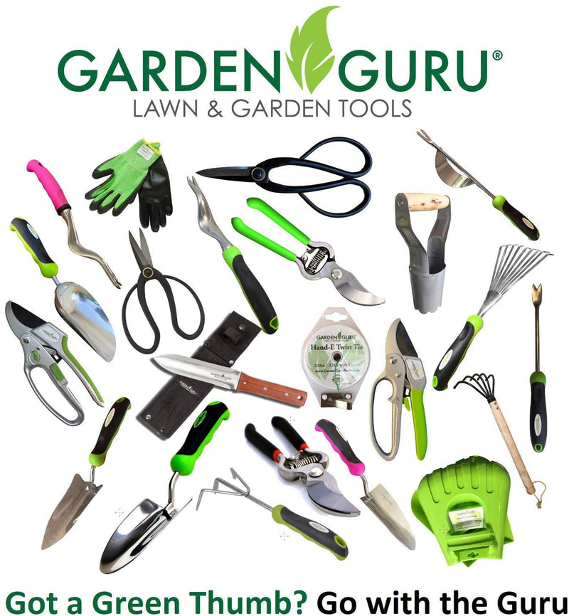 Garden Guru Dandelion Weeder Tool with Ergonomic Handle - Stainless Steel Weed Puller for Planting, Weeding, Flower and Vegetable Care in Lawn Garden Yard | Rust Resistant 1 Pack