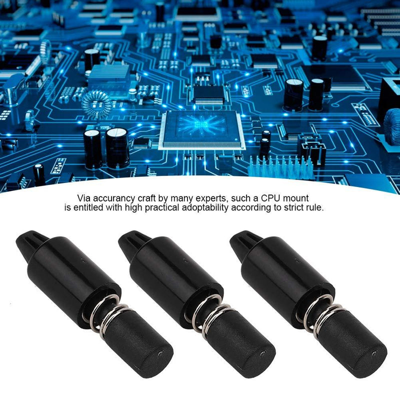 100Pcs CPU Heatsink Mount Nylon Pins Push Screw Water Cooling System Computer Accessory for Intel 22mm