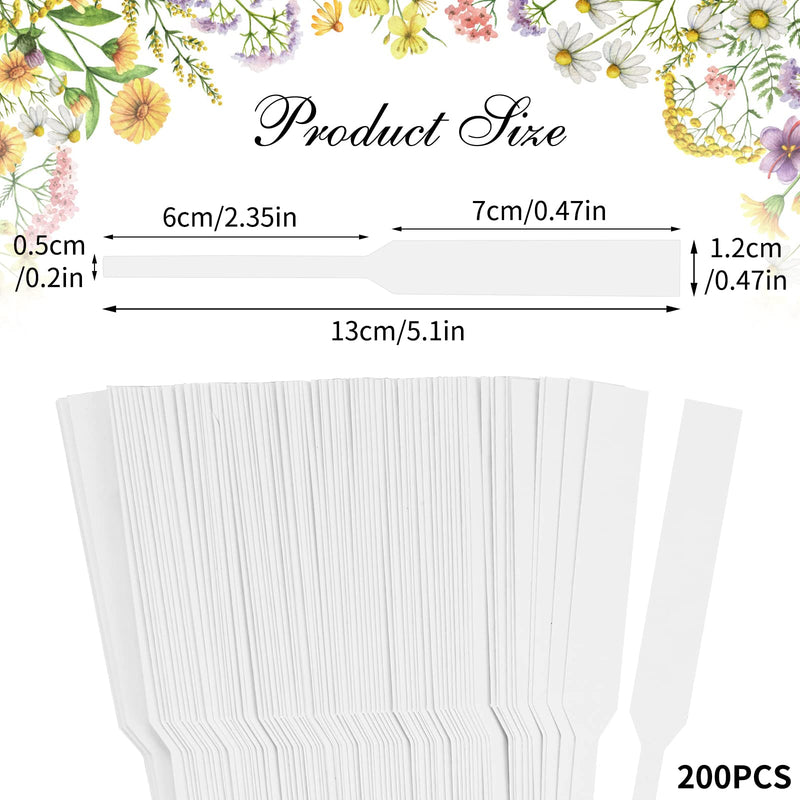 Pack of 200 perfume test strips, perfume tester strips, aromatherapy fragrance tester paper for women men test essential oils perfume fragrance aromatherapy