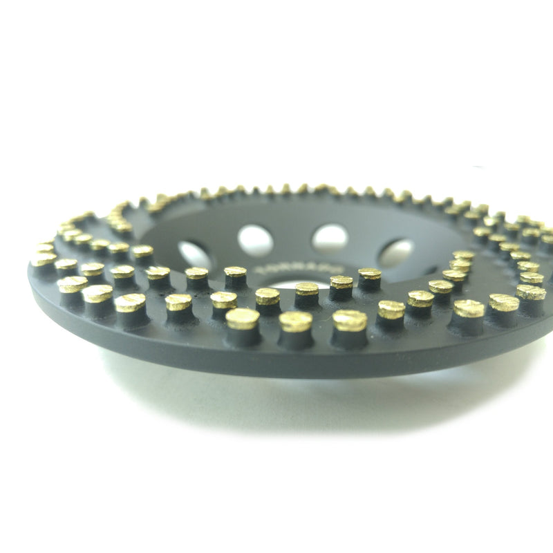 Tornado 4" Diamond Cup Grinding Removing Disc Wheel with CDB Newest Technology (Tornado, 4") 4"