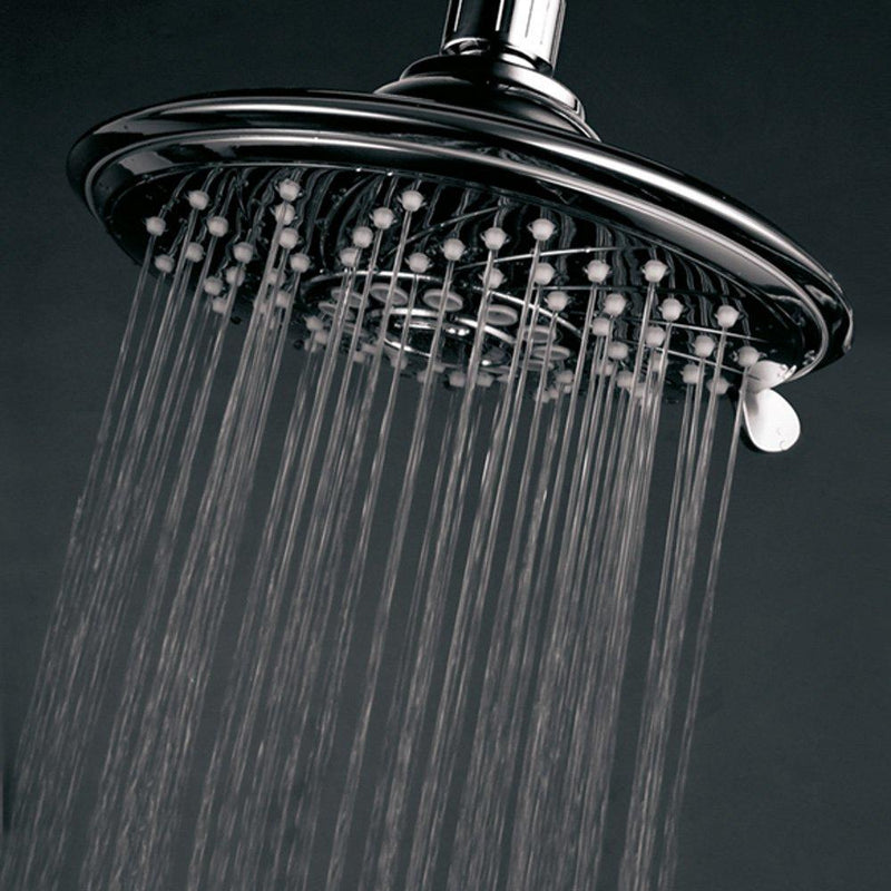 HotelSpa Extra-Large 6-Inch Rain Shower Head for Exceptional Water Coverage! High-Pressure Angle-Adjustable Shower head features Rub-clean Jets, 6 Full Settings and Premium Chrome Finish