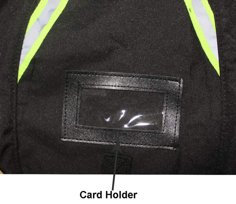 MELOTOUGH Firefighter Bag Fireman Storage Bag Black