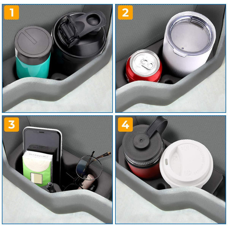 JOYTUTUS Car Door Cup Holder Compatible with 2009-2021 Ram 1500-5500, Left & Right Foam Car Cup Holder Compatible with Ram, Replacement for 5NN24XXXAA/1LD23XXXAA, 2PCS