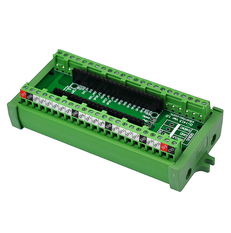 Terminal Block Breakout Module for Raspberry Pi Pico (Screw Mount) Screw Mount