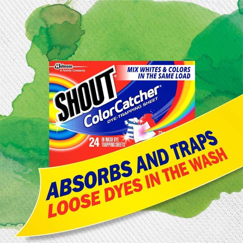 Shout Color Catcher Sheets for Laundry, Maintains Clothes Original Colors, 72 Count 72 Count (Pack of 1)