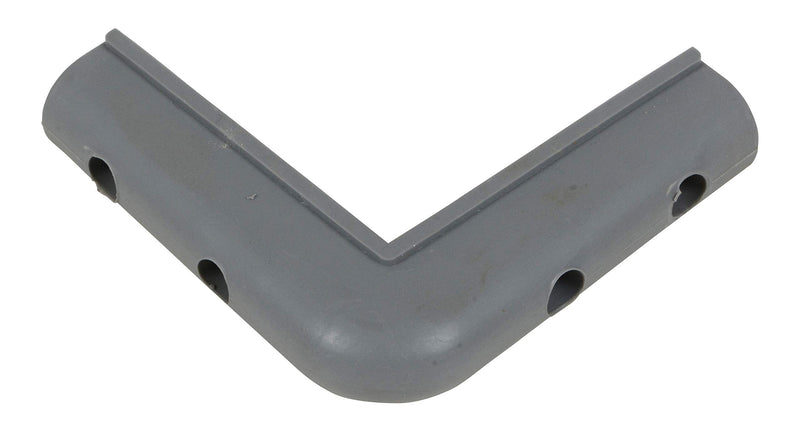 Vestil CB-1 Corner and Surface Guard, Thermoplastic Rubber, 3-1/8" Length, 3-1/8" Width, 5/8" Height, 5/8" Thick, 28 per Carton
