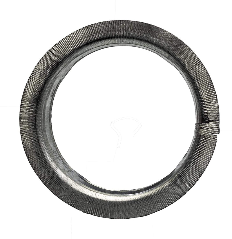 Vent Systems 8" Inch Air Vent Duct Connector Flange Straight Ventilation Pipe Metal Ducting Connector Plate For Cooling Heating Ventilation System HVAC 1 8'' Inch