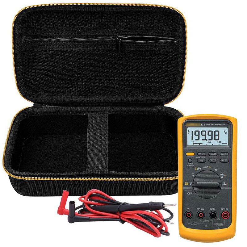 COMECASE Hard Carrying Case for Fluke 87-V/ 87V Max/ 88V Digital Multimeter, Protective Travel Storage Bag.