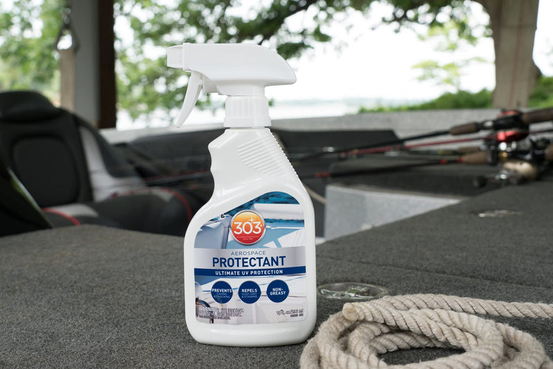 303 Marine UV Protectant for Vinyl, Plastic, Rubber, Fiberglass, Leather And More â€“ Dust and Dirt Repellant - Non-Toxic, Matte Finish - 10 fl. oz. (30305) 10 Fl. oz.