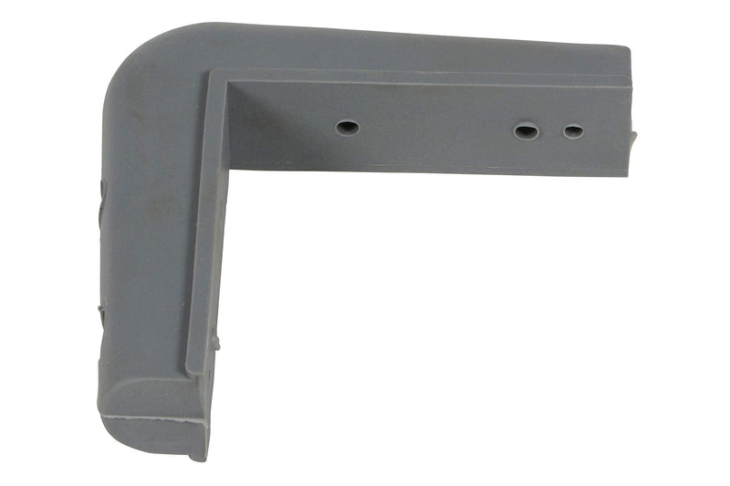 Vestil CB-1 Corner and Surface Guard, Thermoplastic Rubber, 3-1/8" Length, 3-1/8" Width, 5/8" Height, 5/8" Thick, 28 per Carton
