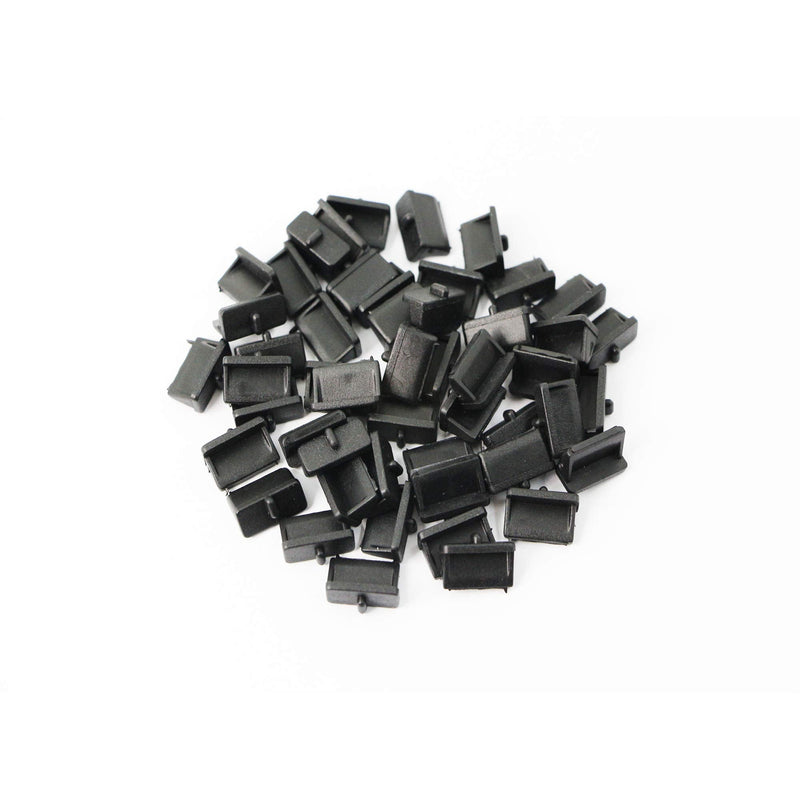 GINTOOYUN 50pcs USB Anti Dust Cap,Port Plug Cover for USB Type A Female End,Silicone