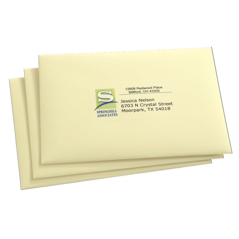 Avery Matte Frosted Clear Address Labels for Inkjet Printers, 1-1/3" x 4", 350 Labels (8662)