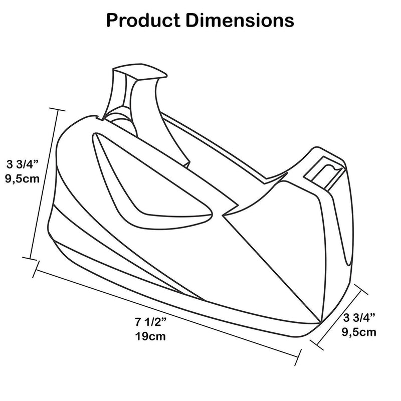 Acrimet Premium Desktop Tape Dispenser Jumbo Non-Skid Base (Heavy Duty) (Purple Color)