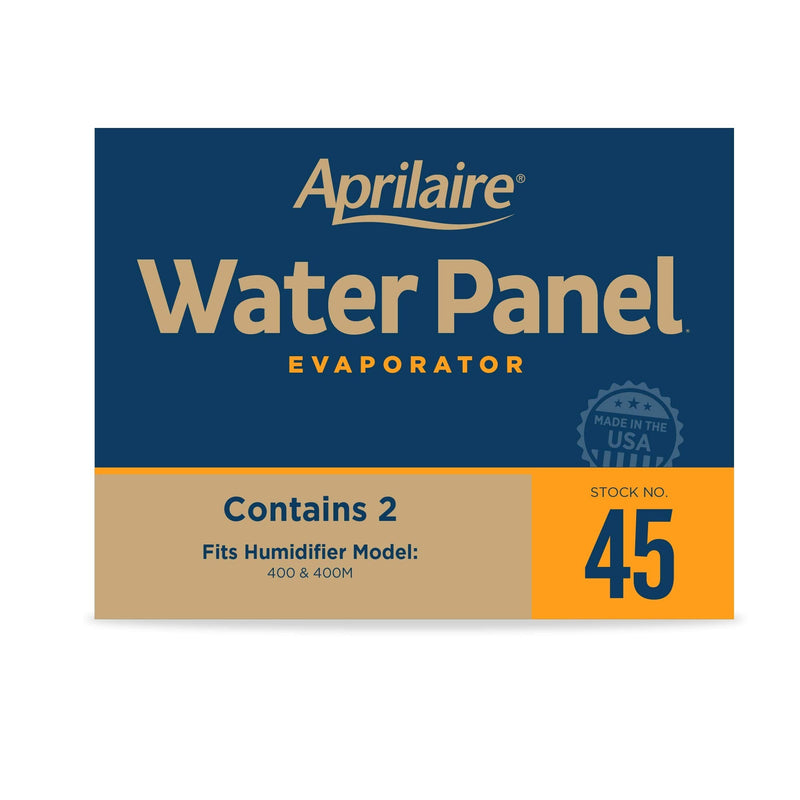Aprilaire - 45 A2 45 Replacement Water Panel for Whole House Humidifier Models 400, 400A, 400M (Pack of 2) Value Pack (2)