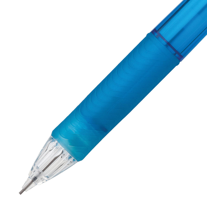 Pentel EnerGize-X Mechanical Pencil (0.7mm) Sky Blue Barrel, Box of 12 (PL107S)