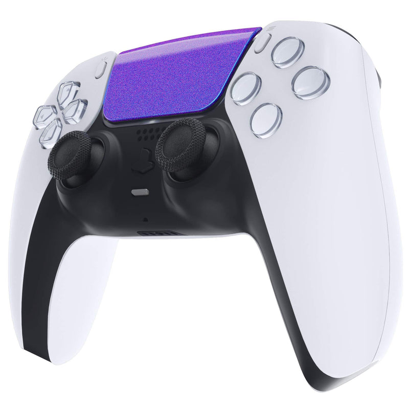eXtremeRate Chameleon Purple Blue Replacement Touchpad Cover for PS5 Controller, Custom Part Touch Pad with Tool for PS5 Controller - Controller NOT Included