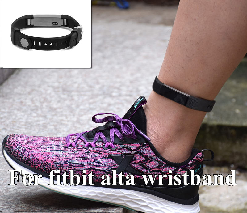 Extender Band Compatible with Fitbit Flex/2 Fitbit Alta Fitbit Luxe Watch Band, Band Extender for Larger Wrist or Ankle Wear (Black)