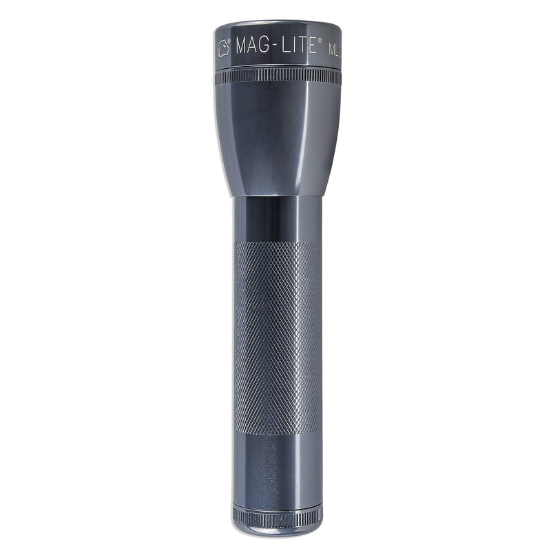 Maglite ML25LT LED 2-Cell C Flashlight, Gray 2-C Cell