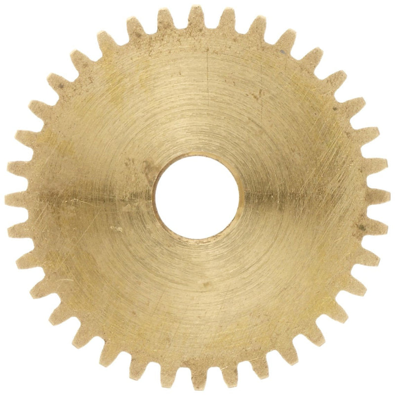 Boston Gear G179 Spur Gear, 14.5 Pressure Angle, Brass, Inch, 32 Pitch, 0.250" Bore, 1.562" OD, 0.062" Face Width, 48 Teeth