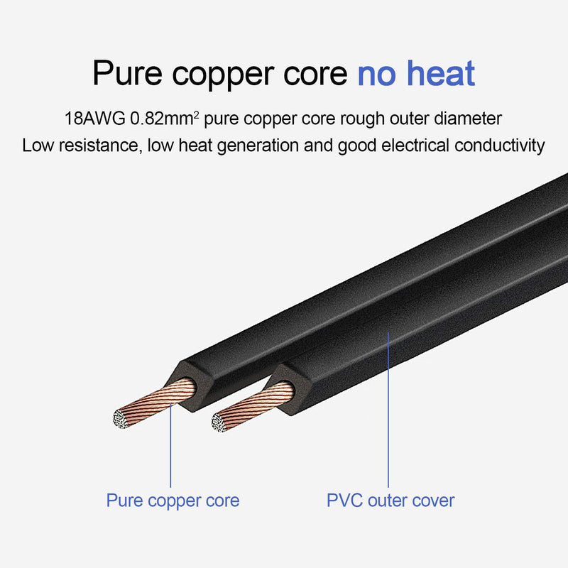 NAHAO AC Power Cable Cord Compatible with Vizio/Sharp/Sanyo/Emerson LED TV; Brother Sewing Machine STAR120E, STAR130E, STAR140E, XL3000, SQ-9000, XR1300, XR1355, XR-4000, XR-7700, XR-9000, XR-9500PRW